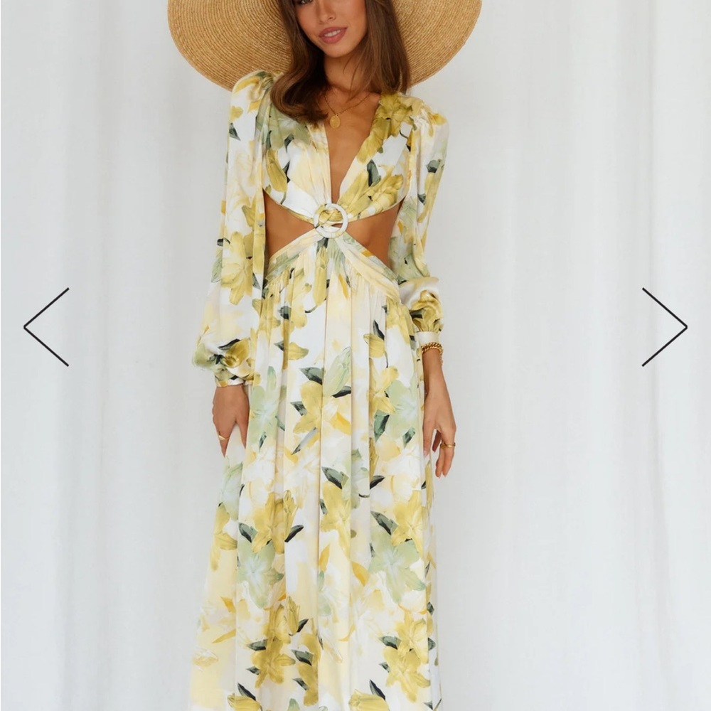 Maxi floral dress